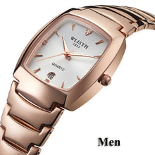 Load image into Gallery viewer, Couple Watch for Men Women Quartz Wristwatches 2019 Luxury Wlisth Brand New Model Female Watch Fashion Business Lover&#39;s Watches