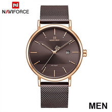 Load image into Gallery viewer, Luxury NAVIFORCE Lover&#39;s Watches for Men and Women Simple Casual Quartz Wristwatch waterproof Date Clock Couple Watch gift 2019