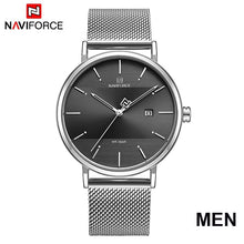 Load image into Gallery viewer, Luxury NAVIFORCE Lover&#39;s Watches for Men and Women Simple Casual Quartz Wristwatch waterproof Date Clock Couple Watch gift 2019