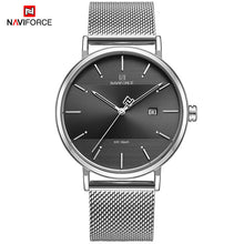 Load image into Gallery viewer, Newest Lover&#39;s Watches NAVIFORCE Quartz Simple Clock Men Women Waterproof Full Steel Couple Wristwatches Relogio Masculino 2019