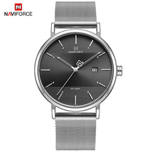 Load image into Gallery viewer, Newest Lover&#39;s Watches NAVIFORCE Quartz Simple Clock Men Women Waterproof Full Steel Couple Wristwatches Relogio Masculino 2019