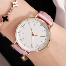 Load image into Gallery viewer, Luxury Simple Women&#39;s Watches Fashion Casual Motion Women Watch Ladies Quartz Leather Wristwatch Romantic Clock Montre Femme