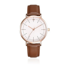 Load image into Gallery viewer, Luxury Simple Women&#39;s Watches Fashion Casual Motion Women Watch Ladies Quartz Leather Wristwatch Romantic Clock Montre Femme