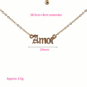 High Quality 2019 New Fashion Jewelry Gold Babygirl Letter Necklace Name Pendants Lovely Gift for the Mom