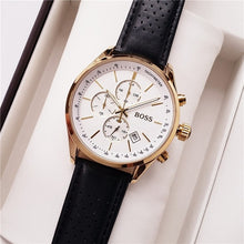 Load image into Gallery viewer, 2019 Boss Watch Luxury Mens watches quartz stopwatch all function all pointers work boss waterproof man chronograph