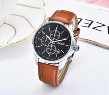 Load image into Gallery viewer, 2019 Boss Watch Luxury Mens watches quartz stopwatch all function all pointers work boss waterproof man chronograph