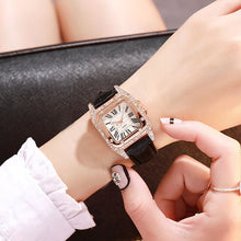 Load image into Gallery viewer, Women diamond Watch starry Luxury Bracelet set Watches Ladies Casual Leather Band Quartz Wristwatch Female Clock zegarek damski