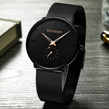 Load image into Gallery viewer, Relogio Masculino Men&#39;s Fashion Casual Watches Minimalist Men Business Clock Male Stainless Steel Mesh Belt Simple Quartz Watch