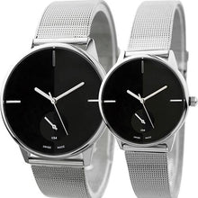 Load image into Gallery viewer, Women&#39;s Men&#39;s Classic Quartz Stainless Steel Mesh Band Wrist Watch Lover&#39;s Gift