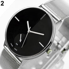 Load image into Gallery viewer, Women&#39;s Men&#39;s Classic Quartz Stainless Steel Mesh Band Wrist Watch Lover&#39;s Gift