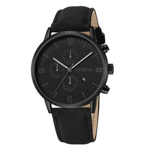 Load image into Gallery viewer, Fashion Geneva Men Date Alloy Case Synthetic Leather Analog Quartz Sport Watch Male Clock Top Brand Luxury Relogio Masculino D30