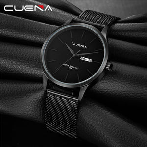 MEN reloj hombre 2019 Top Brand Luxury Men Watches Waterproof Ultra Thin Date Wrist Watch Male Mesh Strap Casual Quartz Clock