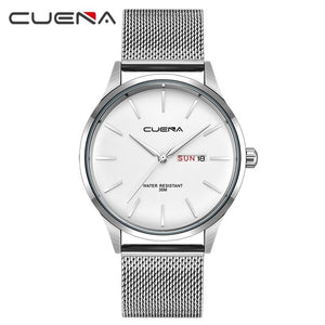 MEN reloj hombre 2019 Top Brand Luxury Men Watches Waterproof Ultra Thin Date Wrist Watch Male Mesh Strap Casual Quartz Clock