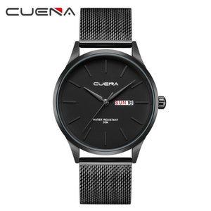 MEN reloj hombre 2019 Top Brand Luxury Men Watches Waterproof Ultra Thin Date Wrist Watch Male Mesh Strap Casual Quartz Clock