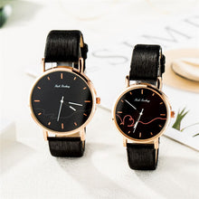 Load image into Gallery viewer, WJ-8733 Fashion Couple Watch Casual Leather Strap Wristwatch For Man Women Watches Simple Classic Lover&#39;s Wrist Watches Quartz