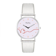 Load image into Gallery viewer, WJ-8733 Fashion Couple Watch Casual Leather Strap Wristwatch For Man Women Watches Simple Classic Lover&#39;s Wrist Watches Quartz