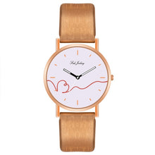 Load image into Gallery viewer, WJ-8733 Fashion Couple Watch Casual Leather Strap Wristwatch For Man Women Watches Simple Classic Lover&#39;s Wrist Watches Quartz