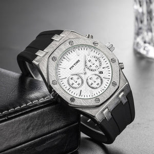 Top brand Men Watches Luxury Fashion Men's Sports Watches Black  Automatic date Quartz Mens Watches PINTIME Clocks relojes mujer