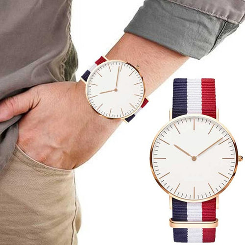 Mens Top Brand Simple Nylon Watch Relogio Masculino Men Sport Fashion Minimalist Quartz Watches Relojes Para Hombre 2019 Gifts