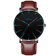 Load image into Gallery viewer, 2020 Minimalist Men&#39;s Fashion Ultra Thin Watches Simple Men Business Stainless Steel Mesh Belt Quartz Watch Relogio Masculino