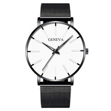 Load image into Gallery viewer, 2020 Minimalist Men&#39;s Fashion Ultra Thin Watches Simple Men Business Stainless Steel Mesh Belt Quartz Watch Relogio Masculino