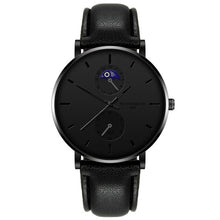 Load image into Gallery viewer, New Men&#39;s Watch Luxury Quartz Alloy Mesh  Multicolor Pointer Mysterious Black Male Business Simple Clock relogio masculino