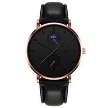 Load image into Gallery viewer, New Men&#39;s Watch Luxury Quartz Alloy Mesh  Multicolor Pointer Mysterious Black Male Business Simple Clock relogio masculino