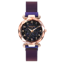 Load image into Gallery viewer, Fashion Women Watches 2019 Best Sell Star Sky Dial Clock Luxury Rose Gold Women&#39;s Bracelet Quartz Wrist Watches New Dropshipping