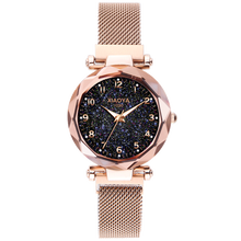 Load image into Gallery viewer, Fashion Women Watches 2019 Best Sell Star Sky Dial Clock Luxury Rose Gold Women&#39;s Bracelet Quartz Wrist Watches New Dropshipping