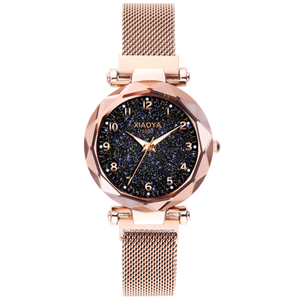 Fashion Women Watches 2019 Best Sell Star Sky Dial Clock Luxury Rose Gold Women's Bracelet Quartz Wrist Watches New Dropshipping