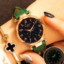 Load image into Gallery viewer, Fashion Women Watches 2019 Best Sell Star Sky Dial Clock Luxury Rose Gold Women&#39;s Bracelet Quartz Wrist Watches New Dropshipping