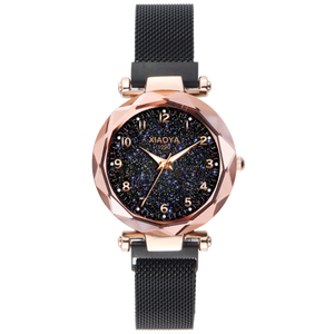 Fashion Women Watches 2019 Best Sell Star Sky Dial Clock Luxury Rose Gold Women's Bracelet Quartz Wrist Watches New Dropshipping