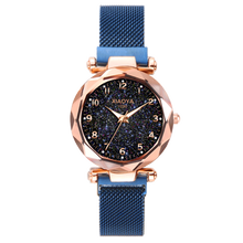 Load image into Gallery viewer, Fashion Women Watches 2019 Best Sell Star Sky Dial Clock Luxury Rose Gold Women&#39;s Bracelet Quartz Wrist Watches New Dropshipping