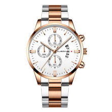 Load image into Gallery viewer, 2019 Hot Sell CUENA Men Watch Luxury Men&#39;s Stainless Steel Sport Quartz Watches Analog Date Hours Wrist Watch relogio masculino