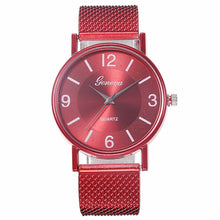 Load image into Gallery viewer, Geneva women&#39;s watch Europe and America hot - selling luxury brand watches PVC fashion watches wrist watches for women