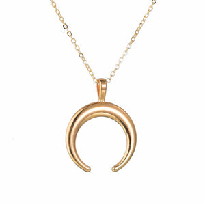 World Map Necklace Globetrotter Gold Map Pendant World Choker Map Crescent Moon Necklaces&Pendants Dainty Pendants For Women