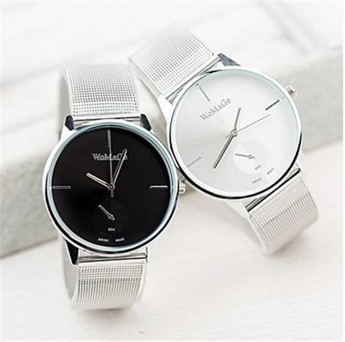 WoMaGe Women Watches Top Brand Watch Woman Luxury Watch Ladies Watches Lover's Clock Fashion Black White montre femme saat reloj