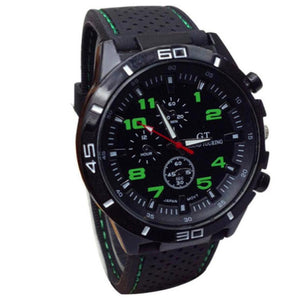 Men's Fashion Watch Quartz Watch Men Military Watches Sport Wristwatch Silicone Fashion Hours drop shipping     2018JUL11