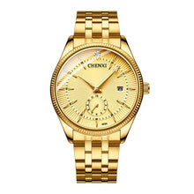 Load image into Gallery viewer, CHENXI Gold Wrist Watch Men Watches Lady Top Brand Luxury Quartz Wristwatch For Lover&#39;s Fashion Dress Clock Relogio Masculino