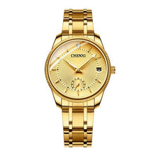 Load image into Gallery viewer, CHENXI Gold Wrist Watch Men Watches Lady Top Brand Luxury Quartz Wristwatch For Lover&#39;s Fashion Dress Clock Relogio Masculino