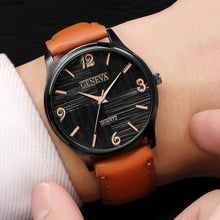 Load image into Gallery viewer, 2018 New Simple Luxury Men&#39;s Quartz Wrist Watches Leather Watch Strap Analog Slim Dial Casual Business Watch erkek kol saati