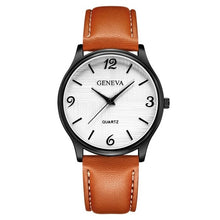 Load image into Gallery viewer, 2018 New Simple Luxury Men&#39;s Quartz Wrist Watches Leather Watch Strap Analog Slim Dial Casual Business Watch erkek kol saati