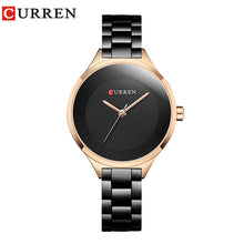 Load image into Gallery viewer, CURREN Rose Gold Watch Women Watches Stainless Steel Ladies Women&#39;s Watch Women 2018 Luxury Gold Color Fashion Relogio Feminino