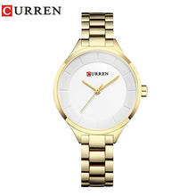 Load image into Gallery viewer, CURREN Rose Gold Watch Women Watches Stainless Steel Ladies Women&#39;s Watch Women 2018 Luxury Gold Color Fashion Relogio Feminino