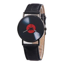 Load image into Gallery viewer, 2019 Fasion Men&#39;s Watch Neutral Watch Retro Design Brand Analog Vinyl Record Men Women Quartz Alloy Watch Gift Female Clock