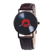 Load image into Gallery viewer, 2019 Fasion Men&#39;s Watch Neutral Watch Retro Design Brand Analog Vinyl Record Men Women Quartz Alloy Watch Gift Female Clock