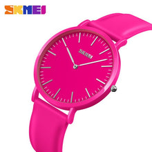 Load image into Gallery viewer, SKMEI Couple Watch Lovers Watch Ultra Thin Lover&#39;s Watches for Women Man Clock Relogio Feminino Quartz Wristwatch Women Clock