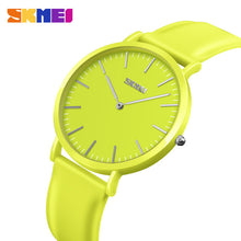 Load image into Gallery viewer, SKMEI Couple Watch Lovers Watch Ultra Thin Lover&#39;s Watches for Women Man Clock Relogio Feminino Quartz Wristwatch Women Clock