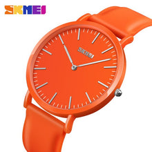 Load image into Gallery viewer, SKMEI Couple Watch Lovers Watch Ultra Thin Lover&#39;s Watches for Women Man Clock Relogio Feminino Quartz Wristwatch Women Clock