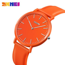 Load image into Gallery viewer, SKMEI Couple Watch Lovers Watch Ultra Thin Lover&#39;s Watches for Women Man Clock Relogio Feminino Quartz Wristwatch Women Clock